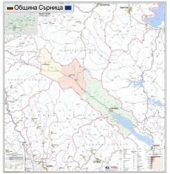 Mapmedia Карта на община Сърница (d130)