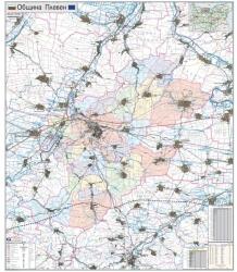 Mapmedia Карта на община Плевен (d131)