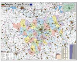 Mapmedia Карта на община Стара Загора (d140)