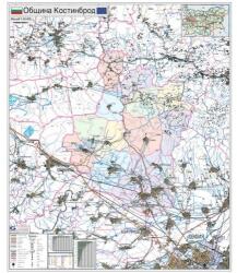 Mapmedia Карта на община Костинброд (d138)