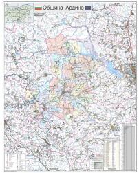 Mapmedia Карта на община Ардино (d154)