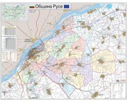Mapmedia Карта на община Русе (d134)