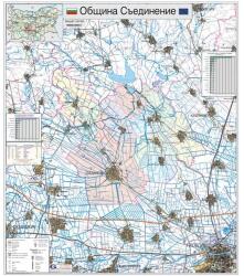 Mapmedia Карта на община Съединение (d176)