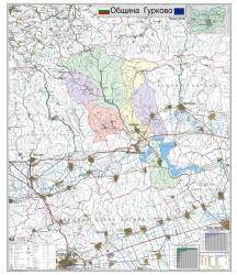Mapmedia Карта на община Гурково (d185)