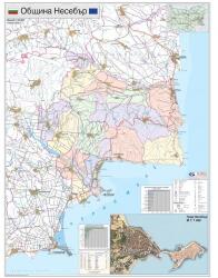 Mapmedia Карта на община Несебър (d109)