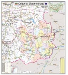 Mapmedia Карта на община Ивайловград (d196)