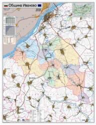 Mapmedia Карта на община Иваново (d102)
