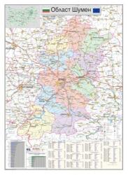 Mapmedia Карта на област Шумен (r123)