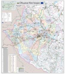 Mapmedia Карта на община Кюстендил (d127)