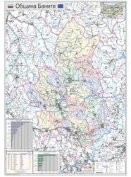 Mapmedia Карта на община Баните (d158)