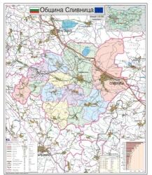Mapmedia Карта на община Сливница (d204)