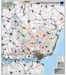 Mapmedia Карта на община Аксаково (d145)