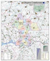 Mapmedia Карта на община Стамболово (d199)