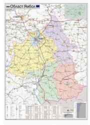 Mapmedia Карта на област Ямбол (r124)