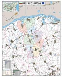 Mapmedia Карта на община Ситово (d214)