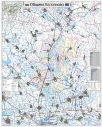 Mapmedia Карта на община Калояново (d181)