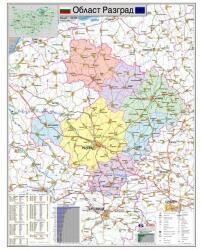 Mapmedia Карта на област Разград (r114)