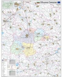 Mapmedia Карта на община Смядово (d215)