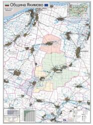 Mapmedia Карта на община Якимово (d223)