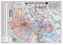 Mapmedia Карта на област Кюстендил (r112)