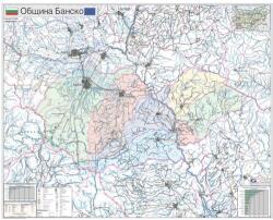 Mapmedia Карта на община Банско (d159)