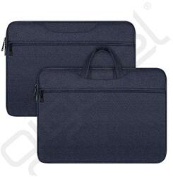 Dux Ducis LBTC kézitáska álló LAPTOP/NOTEBOOK/TABLET (univerzális, textil, kézpánt, 13-13.9" méret) SÖTÉTKÉK - extratelgsm