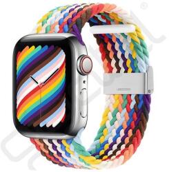 Silverline Pótszíj (egyedi méret, kicsi, textil, szivárvány) SZÍNES