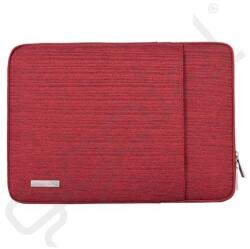 Silverline CANVASARTISAN LAPTOP tok (univerzális, 13" méret, 355x251x24mm, cseppálló, plüss belső, prémium) PIROS