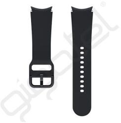Samsung pótszíj (egyedi méret, S/M méret, szilikon, izzadságálló, SPORT) FEKETE