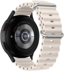 FORCELL F-DESIGN FS01 Samsung Watch 22mm szilikon szíj, bézs