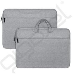 Dux Ducis LBTC kézitáska álló LAPTOP/NOTEBOOK/TABLET (univerzális, textil, kézpánt, 14-15.4" méret) VILÁGOSSZÜRKE