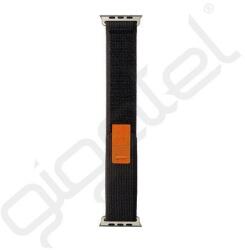 Silverline Pótszíj (egyedi méret, nagy, nylon, tépőzáras, SPORT) FEKETE