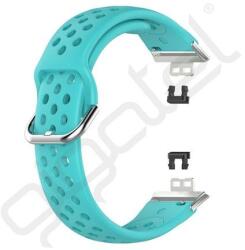Silverline Pótszíj (egyedi méret, szilikon, lyukacsos, légáteresztő) CYAN
