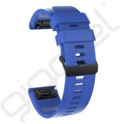 Silverline Pótszíj (egyedi méret, 26mm, szilikon, rombusz, QuickFit csatlakozás) SÖTÉTKÉK