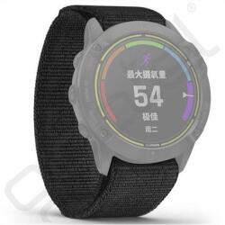 Silverline Pótszíj (egyedi méret, 26mm, nylon, tépőzáras, légáteresztő) FEKETE