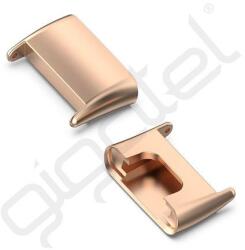 Silverline Óraszíj csatlakozó adapter (egyedi méret, 1 pár, átalakító, fém, 18mm) ROZÉARANY