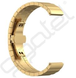 Silverline Pótszíj (univerzális, 20mm, rozsdamentes acél, speciális pillangó csat) ARANY
