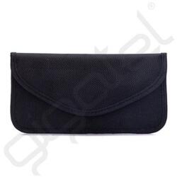 Silverline Tok fekvő, vászon (univerzális, tépőzáras, RFID jelblokkoló védelem, 17x9x1cm) FEKETE