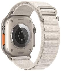 FORCELL F-DESIGN FA13 Apple Watch 42/44/45/49mm nylon szíj, bézs
