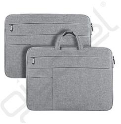 Dux Ducis LBTC kézitáska álló LAPTOP/NOTEBOOK/TABLET (univerzális, textil, kézpánt, 15.5-16" méret) VILÁGOSSZÜRKE