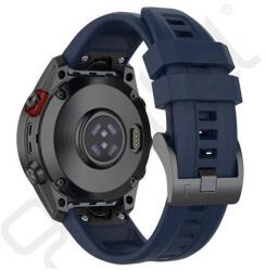 Silverline Pótszíj (egyedi méret, 22mm, szilikon, QuickFit csatlakozás) SÖTÉTKÉK