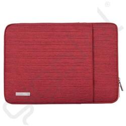 Silverline CANVASARTISAN LAPTOP tok (univerzális, 11" méret, 310x215x22mm, cseppálló, plüss belső, prémium) PIROS