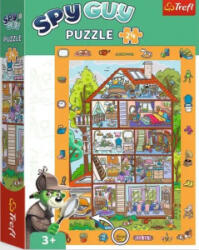 Trefl Trefl: Spy Guy Társasház nyomozós képkereső puzzle - 24 darabos (241225) (241225)