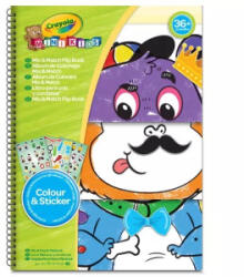 Crayola Mini Kids: lapozható matricás színezőkönyv (81-1527G) (81-1527G)