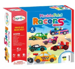 Man Yuk Toys Hűtőmágnes készítő szett - Versenyautók (8527) (8527)