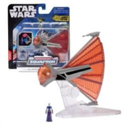 VEGATOYS Star Wars: Ginivex-osztályú vadászgép és Asajj Ventress figura (SWJ0005) (SWJ0005)