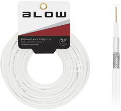 BLOW Koaxiális kábel 25m RG6U CCS 48x árnyékolás 73-611# (73-611)