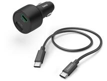 Hama 201693 USB-C + USB-A PD/QC 32W Autós töltő (201693)