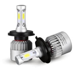 Techstar Set 2 LED-uri Auto Techstar® S2, H4, 36w, 4000 Lumeni, 6500K, AUTO, 12-24 Volti, COB, Canbus (SKU2479)