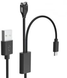 Gigapack töltőkábel 2in1 (USB-A - Garmin/USB-C, 115cm) fekete (GP-138235) (GP-138235)
